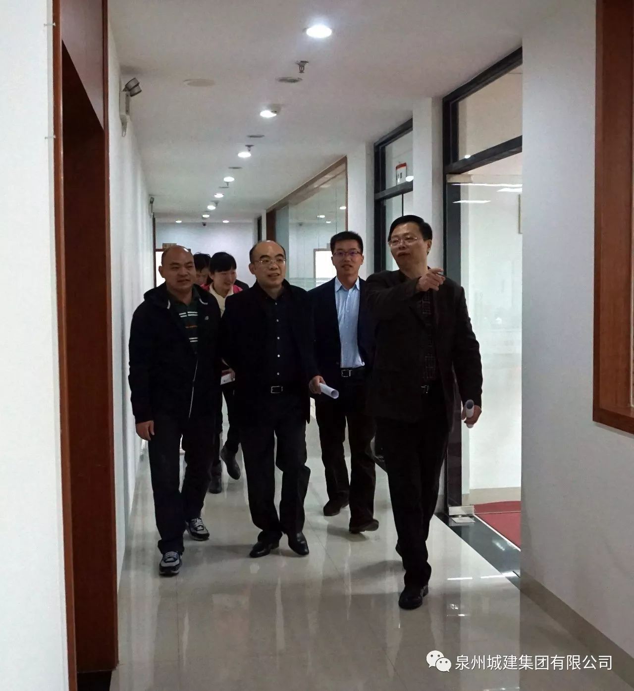 市國資委黨委書記陳勁松調研泉州城建集團權屬企業(yè)1.jpg